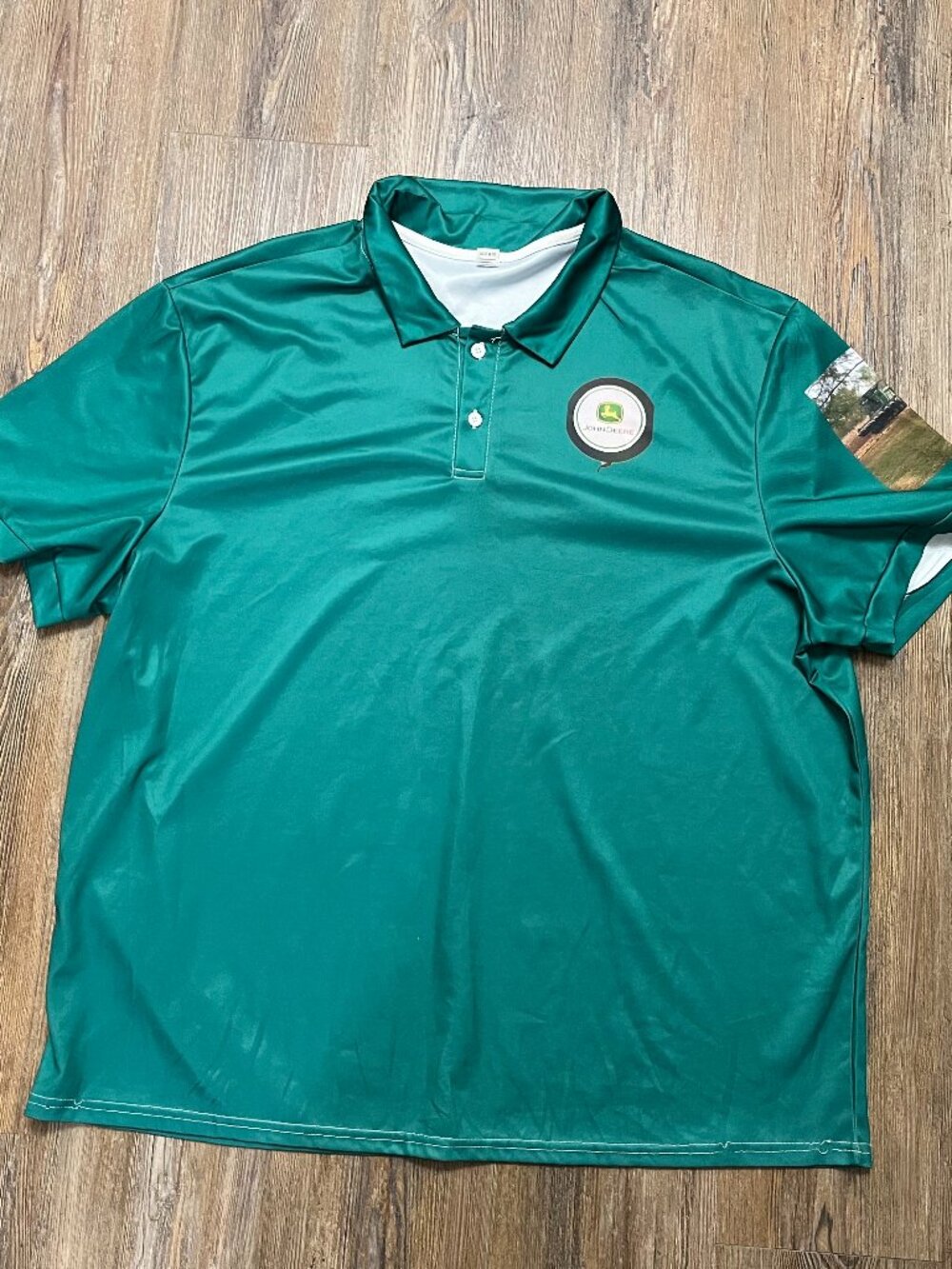 John Deere Polo - Men's Size 4XL - Polyester Blend